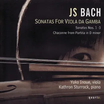 J S Bach Sonatas For Viola Da Gamba by Yuko Inoue