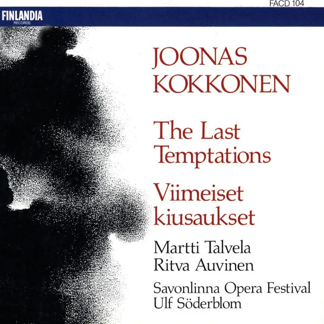 Kokkonen : The Last Temptations, Act I Scene II: "Riitta at the Dance" (Viimeiset kiusaukset: "Riitta tanssipaikalla")