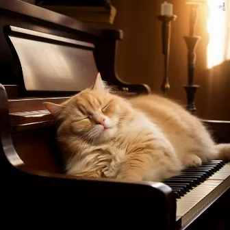 Crónicas Armónicas De Gatos: Unión Melódica De Piano Etéreo by Música acústica de café