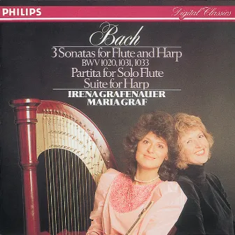 Bach, J.S.: Sonatas & Partitas for flute & harp by Irena Grafenauer