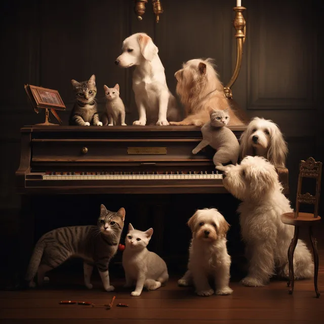 Piano Companions: Harmonious Pets Melodies