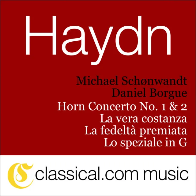 Horn Concerto No. 1 in D, Hob. VIId:7 - Adagio