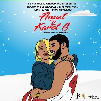 Anuel y Karol G by Popy y la Moda