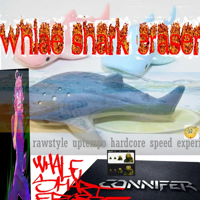 whale shark eraser