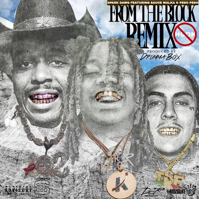 From The Block (feat. Sauce Walka & Peso Peso) - Remix No Hook