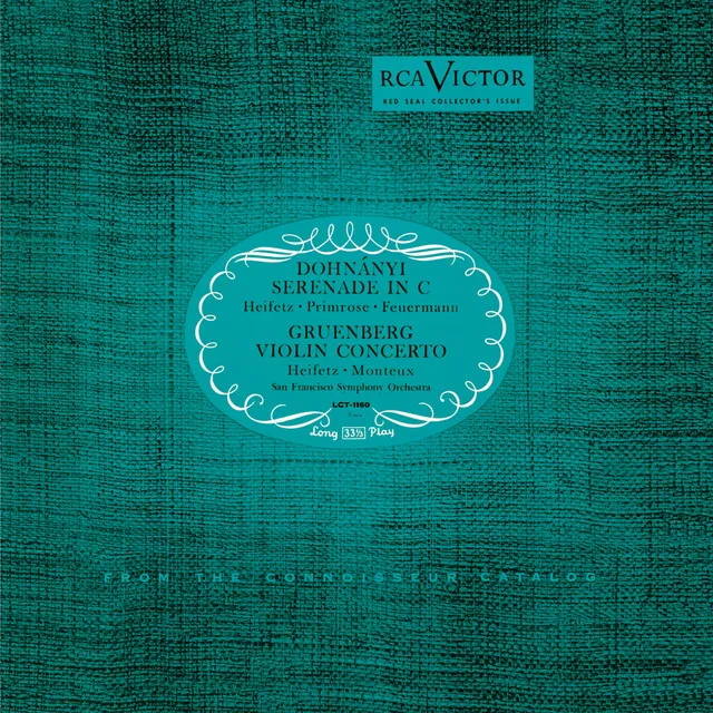 Dohnanyi: Serenade in C Major for Violin and Cello, Op. 10 - Gruenberg: Violin Concerto, Op. 47