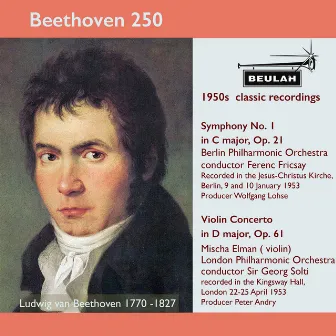 Beethoven 250 Symphony No. 1, Violin Concerto by Mischa Elman