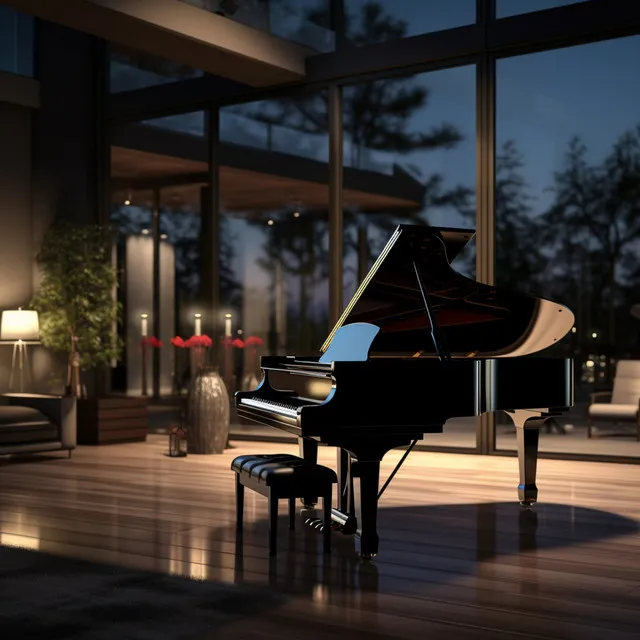 Piano's Gentle Nighttime Breeze