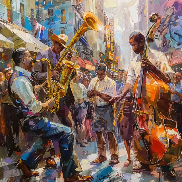 Viaje De Jazz Del Centro De Las Teclas