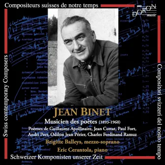 Jean Binet: Musicien des poètes (Compositeurs suisses de notre temps) by Eric Cerantola