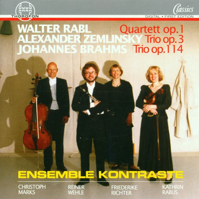 Quartett für Violine, Violoncello, Klarinette und Klavier, op. 1: IV. Allegro con brio