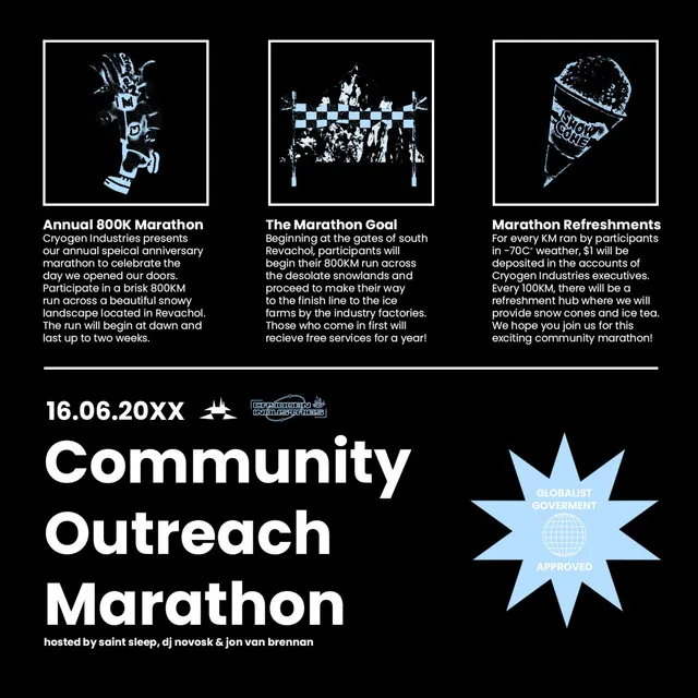 Cryogen Community Outreach Marathon