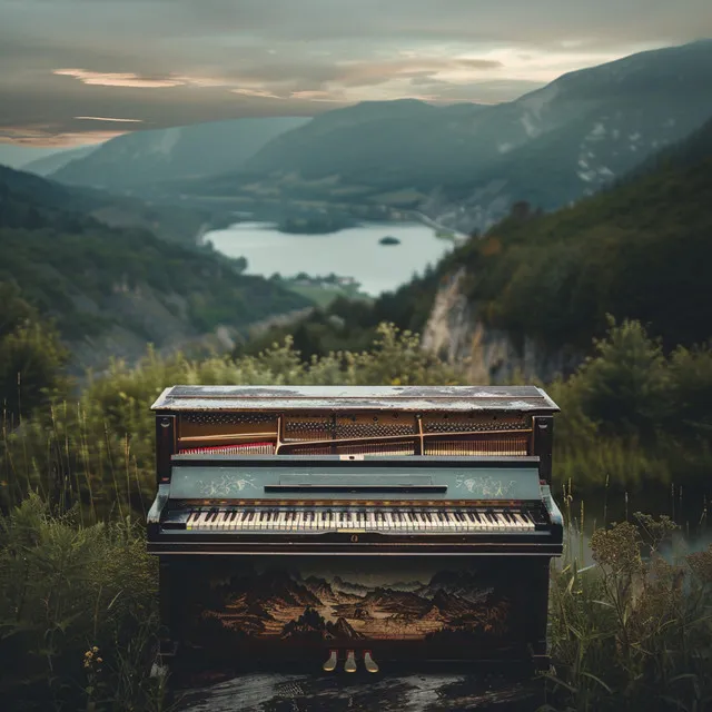 Ritmos De Vals De Copos De Nieve En El Piano