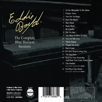 The Complete Blue Horizon Sessions by Eddie Boyd