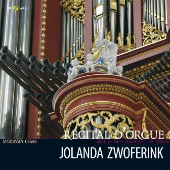 Jolanda Zwoferink bespeelt het hoofdorgel van de Grote of St. Laurenskerk in Rotterdam by Jolanda Zwoferink