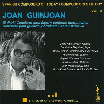 Spanish Composers of Today, Vol. 3 - Joan Guinjoan by Joan Guinjoan