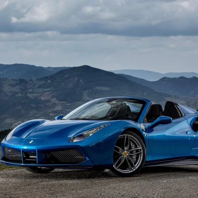 Blue Ferrari