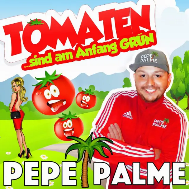 Tomaten sind am Anfang grün