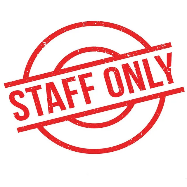 STAFF ONLY #1