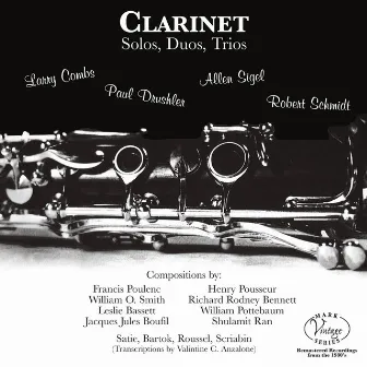 Clarinet Solos, Duos, Trios by Larry Combs