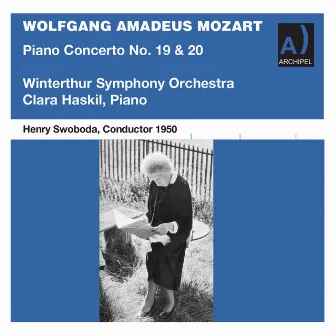 Clara Haskil plays Mozart Piano Concerto 19 and 20 by Winterthur Symphony Orchestra