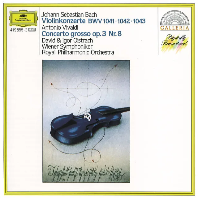 Double Concerto for 2 Violins, Strings, and Continuo in D Minor, BWV 1043: I. Vivace