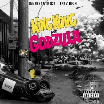 King Kong and Godzilla by Innerstate Ike