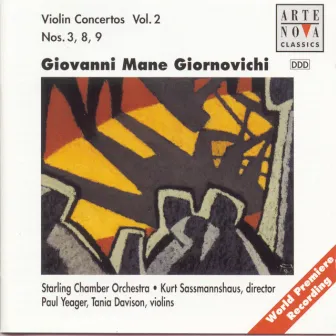 Giornovichi: Violin Concertos Vol.2 by Giovanni Mane Giornovichi