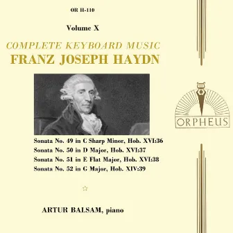 Haydn: Complete Keyboard Music, Vol. 10 by Artur Balsam