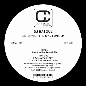 Return of the Mad Funk EP by DJ Rasoul