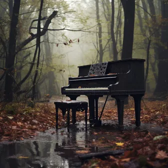 Montaña A La Luz De La Luna: Piano Resuena La Serenidad Entre Picos Plateados by Relajación Atemporal