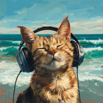 Whisker Waves: Cats Ocean Melodies by Waves Of The World