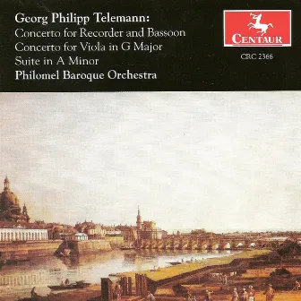 Telemann, G.P.: Double Concerto for Recorder and Bassoon, Twv 52:F1 / Viola Concerto, Twv 51:G9 by Philomel Baroque Orchestra