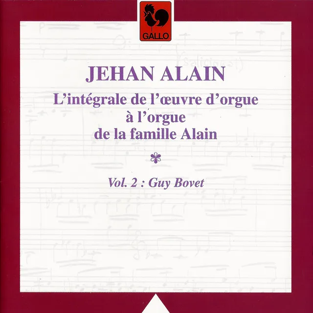 Jehan Alain: Complete Organ Works, Vol. 2