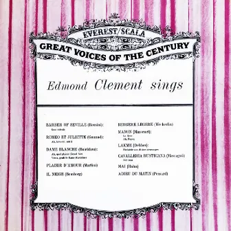 Edmond Clement Sings by Edmond Clément