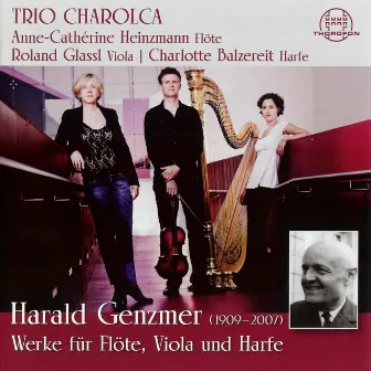 Genzmer: Werke für Flöte, Viola und Harfe by Harald Genzmer