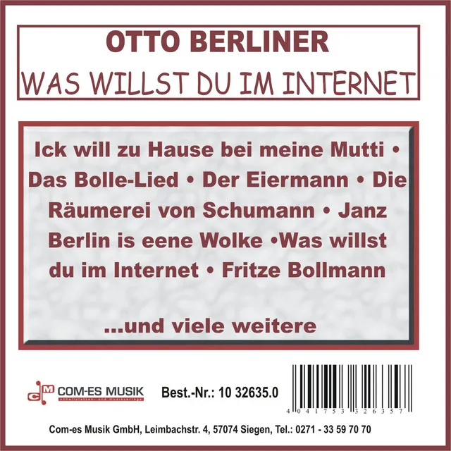 Kann ick denn dafür, det ick Berliner bin