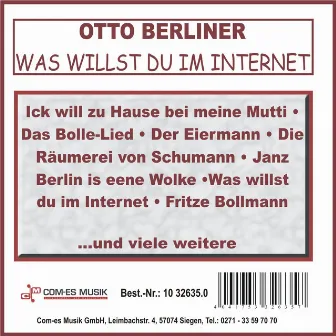 Was willst du im Internet by Otto Berliner