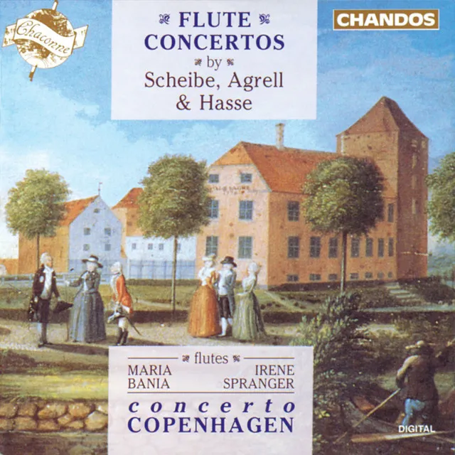 Scheibe, Hasse & Agrell: Flute Concertos