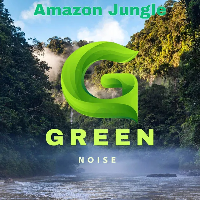 Sitting in Amazon Jungle - Night Time Green Healing Sounds of True Nature