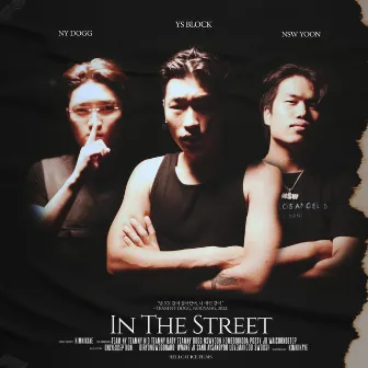 In the street by YS Block