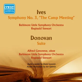 Ives: Symphony No. 3 - Donovan: Suite for String Orchestra & Oboe by 