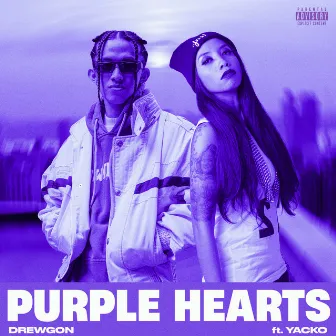 Purple Hearts by Yacko