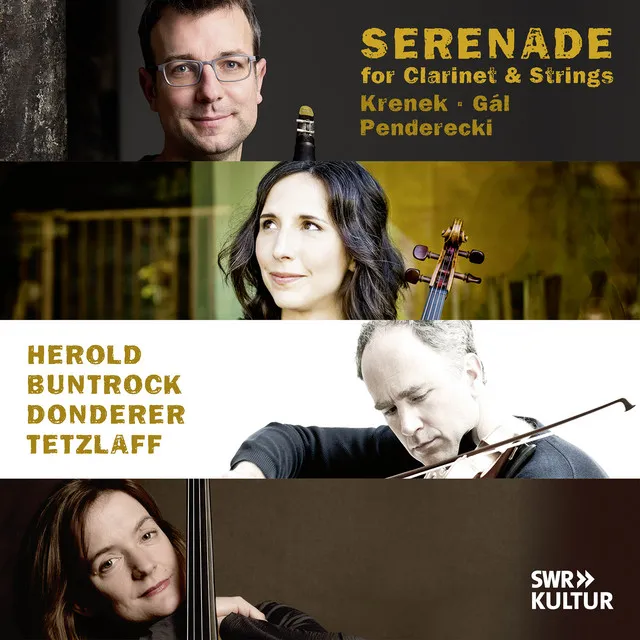 Gál: Serenade for Clarinet, Violin and Cello, Op. 93: III. Intermezzo. Andantino