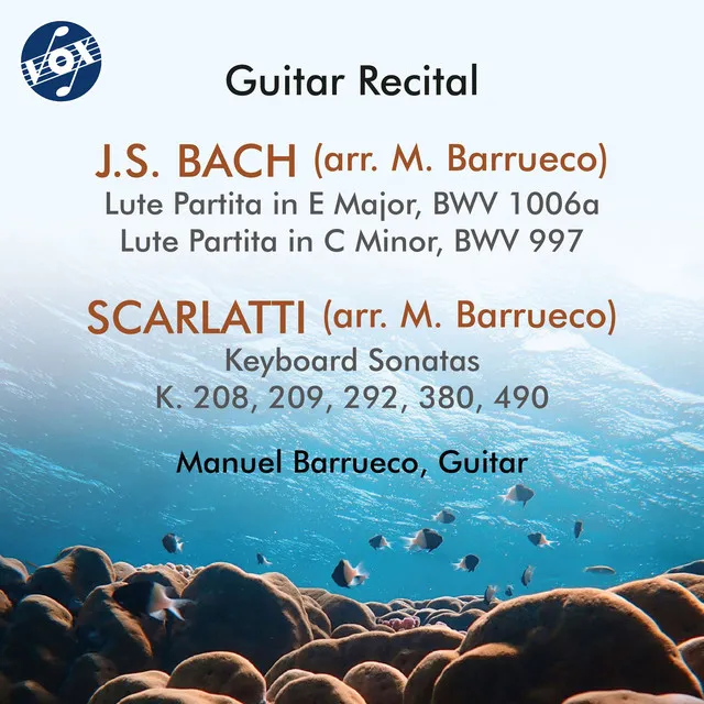 Lute Partita in E Major, BWV 1006a (Arr. for Guitar by Manuel Barrueco): V. Bourrée