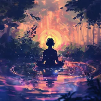 Meditation Music: River's Serene Journey by Triangular Prism III