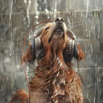 Rain Walks: Playful Dogs Echoes by Barky