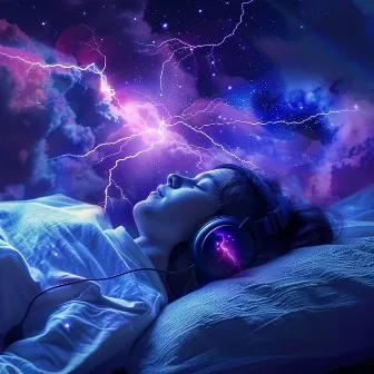 Sleep in Thunder's Cradle: Gentle Storm Sounds by Binaural Beats Concentration