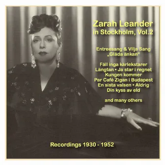 Icons of German Cinema: Zarah Leander in Stockholm, Vol. 2 (1930-1952) by Jules Sylvain