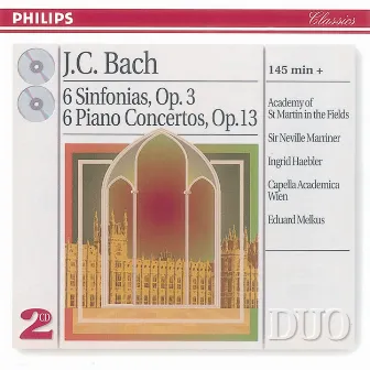 Bach, J.C.: 6 Sinfonias Op.3/6; Piano Concertos Op.13 by Capella Academica Wien